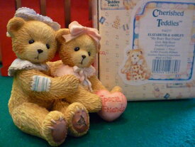 エネスコ Enesco 置物 インテリア 海外モデル アメリカ Enesco Cherished Teddies Elizabeth & Ashley-My Beary Best Friendエネスコ Enesco 置物 インテリア 海外モデル アメリカ