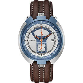 腕時計 ブローバ メンズ Bulova Archive Parking Meter Limited Edition Brown Leather Strap Watch | 43mm | 98B390腕時計 ブローバ メンズ