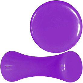 ボディキャンディー ピアス アメリカ 日本未発売 ブランド Body Candy Womens 8G 2PC Lightweight Purple Acrylic Saddle Plugs Double Flare Plug Ear Plug Gauges 3mmボディキャンディー ピアス アメリカ 日本未発売 ブランド