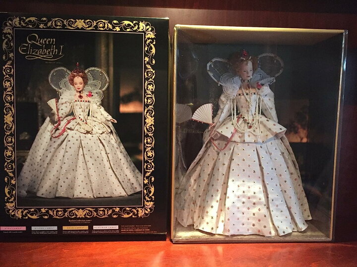 楽天市場】バービー Barbie エリザベス女王 ゴールドラベル 