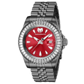 腕時計 テクノマリーン メンズ Technomarine Manta Quartz Date Crystal Red Dial Men's Watch TM-222067腕時計 テクノマリーン メンズ