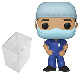 ファンコ FUNKO フィギュア 人形 アメリカ直輸入 Funko Pop! Heroes: Front Line Worker- Male Hospital Worker #1 Bundle with 1 PopShield Pop Box Protectorファンコ FUNKO フィギュア 人形 アメリカ直輸入