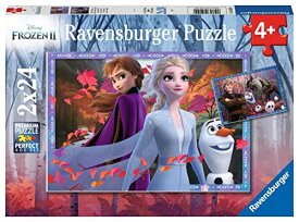 ジグソーパズル 海外製 アメリカ Ravensburger Disney Frozen 2 Frosty Adventures 2 X 24 Piece Jigsaw Puzzle for Kids - Value Set of 2 Puzzles in a Box - Every Piece is Unique, Pieces Fit Together Perfectlyジグソーパズル 海外製 アメリカ