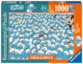 ジグソーパズル 海外製 アメリカ Ravensburger - 1000 Piece Jigsaw Puzzle - The Smurfs (Challenge Puzzle) - Adults and Children from 14 Years Old Puzzle - 17291ジグソーパズル 海外製 アメリカ