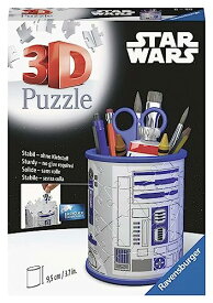 ジグソーパズル 海外製 アメリカ Ravensburger - 3D Puzzle Pencil Pot - Star Wars - Ages 6+ - 54 numbered pieces to assemble without glue - Accessories included - Height 9.5 cm - 11554ジグソーパズル 海外製 アメリカ
