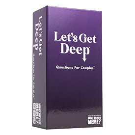 ボードゲーム 英語 アメリカ 海外ゲーム WHAT DO YOU MEME? Let's Get Deep - Conversation Cards for Couples, Love Language Card Game for Date Nightsボードゲーム 英語 アメリカ 海外ゲーム