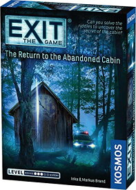 ボードゲーム 英語 アメリカ 海外ゲーム EXIT: The Return to The Abandoned Cabin | EXIT: The Game - A Kosmos Game | Family-Friendly, Card-Based at-Home Escape Room Experience | Collaborative for 1 to 4 Players, Agesボードゲーム 英語 アメリカ 海外ゲーム
