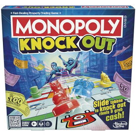 ボードゲーム 英語 アメリカ 海外ゲーム Monopoly Knockout Family Party Game for Kids, Teens, and Adults | Ages 8 and Up | 2-8 Players | 20 Mins. Average | Quick-Playing Board Gamesボードゲーム 英語 アメリカ 海外ゲーム