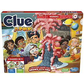 ボードゲーム 英語 アメリカ 海外ゲーム Clue Junior Game, 2-Sided Gameboard, 2 Games in 1, Clue Mystery Game for Younger Kids Ages 4 and Up, 2 to 6 Playersボードゲーム 英語 アメリカ 海外ゲーム
