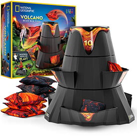 ボードゲーム 英語 アメリカ 海外ゲーム NATIONAL GEOGRAPHIC Volcano Bean Bag Toss Backyard Game Set - 5 Games, Bean Bags for Tossing, Yard Games for Kids, Outdoor Games, Patio Games (Amazon Exclusive)ボードゲーム 英語 アメリカ 海外ゲーム