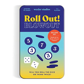 ボードゲーム 英語 アメリカ 海外ゲーム Galison Wexler Studios Roll Out! Blowout ? Fun Dice and Checker Game for Adults and Kids Perfect for Travel and Family Game Night, 2-4 Playersボードゲーム 英語 アメリカ 海外ゲーム