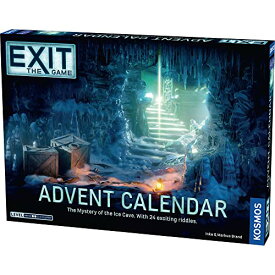 ボードゲーム 英語 アメリカ 海外ゲーム EXIT: Advent Calendar - The Mystery of The Ice Cave | EXIT: The Game - A Kosmos Game | Family-Friendly, Card-Based at-Home Escape Room Experience in a Calendar| 24 Riddles Ovボードゲーム 英語 アメリカ 海外ゲーム