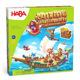 ボードゲーム 英語 アメリカ 海外ゲーム HABA Capt'n Pepe Treasure Ahoy! - A Create Your Own Adventure Legacy Game for Ages 6+ボードゲーム 英語 アメリカ 海外ゲーム