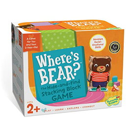 ボードゲーム 英語 アメリカ 海外ゲーム Peaceable Kingdom Where's Bear? The Hide and Find Stacking Block Game for 2 Year Oldsボードゲーム 英語 アメリカ 海外ゲーム