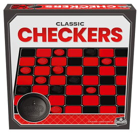 ボードゲーム 英語 アメリカ 海外ゲーム Classic Games - Checkers - 2 Player Strategy Game Includes Solid Interlocking Plastic Checkers by Goliathボードゲーム 英語 アメリカ 海外ゲーム