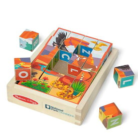 ボードゲーム 英語 アメリカ 海外ゲーム Melissa & Doug National Parks Alphabet & Animals 24-Piece Cube Puzzle (Everglades, Arches, Yellowstone) - Toddlers Puzzle and Blocks Educational Toy, Alphabet Letters, for Giボードゲーム 英語 アメリカ 海外ゲーム