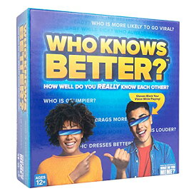 ボードゲーム 英語 アメリカ 海外ゲーム Who Knows Better? The Party Game of Superlatives Where You Test How Well You Know Your Friends and Familyボードゲーム 英語 アメリカ 海外ゲーム