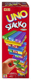 ボードゲーム 英語 アメリカ 海外ゲーム Mattel Games UNO StackoGame for Kids and Family with 45 Colored Stacking Blocks, Loading Tray and Instructions, Makes a Great Gift for 7 Year Olds and Up (43535)ボードゲーム 英語 アメリカ 海外ゲーム