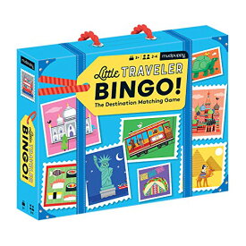 ボードゲーム 英語 アメリカ 海外ゲーム Mudpuppy Little Traveler Bingo ? Fun, Easy to Play Matching Game for Families ? Ideal for 2-4 Players, Kids Card Game for Ages 3+ ? Instruction Includedボードゲーム 英語 アメリカ 海外ゲーム