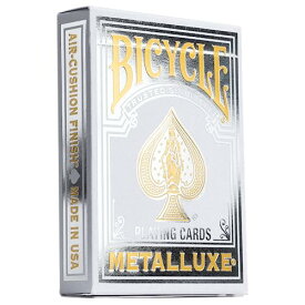 ボードゲーム 英語 アメリカ 海外ゲーム Bicycle Metalluxe Silver Playing Cards - Premium Metal Foil Finish - Poker Sizeボードゲーム 英語 アメリカ 海外ゲーム