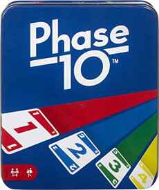 ボードゲーム 英語 アメリカ 海外ゲーム Mattel Games Phase 10 Card Game for Families, Adults and Kids, Challenging & Exciting Rummy-Style Play in a Storage Tin (Amazon Exclusive)ボードゲーム 英語 アメリカ 海外ゲーム