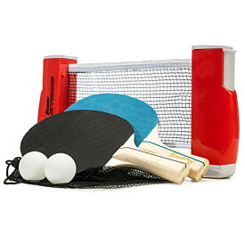 ボードゲーム 英語 アメリカ 海外ゲーム Franklin Sports Table Tennis to Go Portable Ping Pong Net Set - Any Table Top Adjustable, (2) Ping Pong Paddles + (2) Ping Pong Balls Included - 2 Player Table Tennis Setボードゲーム 英語 アメリカ 海外ゲーム