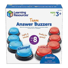 ボードゲーム 英語 アメリカ 海外ゲーム Learning Resources Team Answer Buzzers, Classroom Buzzers, Set of 8 Buzzers, Game Show Toys, Develops Social Skills, Ages 3+ボードゲーム 英語 アメリカ 海外ゲーム