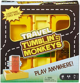 ボードゲーム 英語 アメリカ 海外ゲーム Mattel Games ?Travel Tumblin' Monkeys, Portable Kids Game with Built-in Storage for 5 Year Olds and Up, Multicolorボードゲーム 英語 アメリカ 海外ゲーム