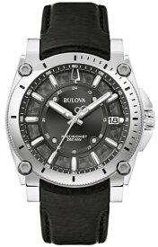 腕時計 ブローバ メンズ BULOVA Analog 96B416, Black/White, Strip腕時計 ブローバ メンズ