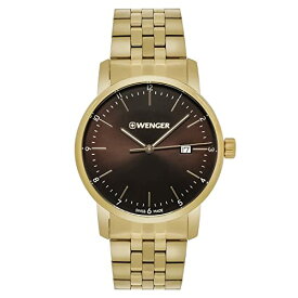 腕時計 ウェンガー スイス メンズ 腕時計 Wenger Swiss Army Men's Urban Classic 42mm Brown Dial Watch 01.1741.131腕時計 ウェンガー スイス メンズ 腕時計