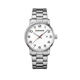 腕時計 ウェンガー スイス メンズ 腕時計 Analog Watch, Avenue, Wenger, Male, Br Pul Aco, 42Diam, Bracelet腕時計 ウェンガー スイス メンズ 腕時計