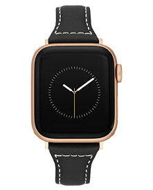 腕時計 アンクライン レディース Anne Klein Leather Replacement Band for Apple Watch Secure, Adjustable, Apple Watch Band Replacement, Fits Most Wrists (38/40/41mm, Black),WK-1006RGBK腕時計 アンクライン レディース