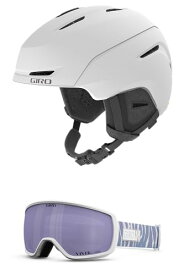 スノーボード ウィンタースポーツ 海外モデル ヨーロッパモデル アメリカモデル Giro Avera MIPS Combo Pack Ski Helmet - Snowboarding Helmet with Matching Goggles Matte White/Lilac スノーボード ウィンタースポーツ 海外モデル ヨーロッパモデル アメリカモデル