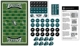 ボードゲーム 英語 アメリカ 海外ゲーム MasterPieces Family Game - NFL Philadelphia Eagles Checkers - Officially Licensed Board Game for Kids & Adults 13" x 21"ボードゲーム 英語 アメリカ 海外ゲーム