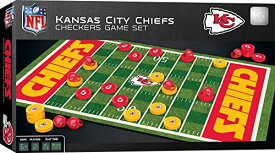 ボードゲーム 英語 アメリカ 海外ゲーム MasterPieces Family Game - NFL Kansas City Chiefs Checkers - Officially Licensed Board Game for Kids & Adults , 13" x 21"ボードゲーム 英語 アメリカ 海外ゲーム