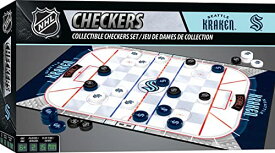 ボードゲーム 英語 アメリカ 海外ゲーム MasterPieces Family Game - NHL Seattle Kraken Checkers - Officially Licensed Board Game for Kids & Adultsボードゲーム 英語 アメリカ 海外ゲーム