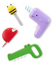 ボードゲーム 英語 アメリカ 海外ゲーム Skip Hop 4-Piece Toy Tool Set for Toddlers Ages 2+, Zoo Crew Tool Set Toyボードゲーム 英語 アメリカ 海外ゲーム