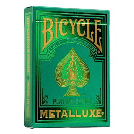 ボードゲーム 英語 アメリカ 海外ゲーム Bicycle Metalluxe Green Playing Cards - Premium Metal Foil Finish - Poker Sizeボードゲーム 英語 アメリカ 海外ゲーム