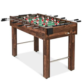 ボードゲーム 英語 アメリカ 海外ゲーム Best Choice Products 48in Competition Sized Foosball Table, Arcade Table Soccer for Home, Game Room, Arcade w/ 2 Balls, 2 Cup Holders - Dark Brownボードゲーム 英語 アメリカ 海外ゲーム