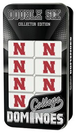 ボードゲーム 英語 アメリカ 海外ゲーム MasterPieces Game Day - NCAA Nebraska Cornhuskers - 28 Piece Team Logo Double Six Domino Setボードゲーム 英語 アメリカ 海外ゲーム