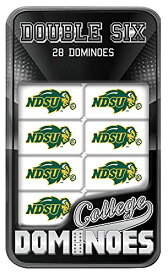 ボードゲーム 英語 アメリカ 海外ゲーム MasterPieces Game Day - NCAA North Dakota State Bison - 28 Piece Team Logo Double Six Domino Setボードゲーム 英語 アメリカ 海外ゲーム