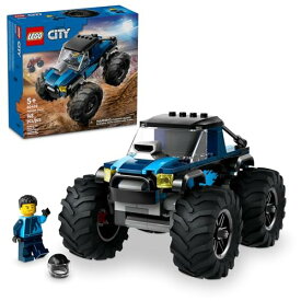 レゴ LEGO City Blue Monster Truck Off-Road Toy Playset with a Driver Minifigure, Imaginative Toys for Kids, Fun Gift for Boys and Girls Aged 5 Plus, Mini Monster Truck, 60402レゴ