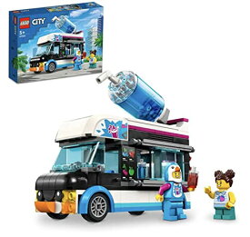 レゴ LEGO City 60384 Penguin Frozen Drink Car, Toy Blocks, Present, City Making, Vehicles, Glue, Boys, Girls, Ages 5 and Upレゴ