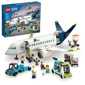 レゴ LEGO City Passenger Airplane 60367 Building Toy Set; Fun Airplane STEM Toy for Kids with a Large Airplane, Passenger Bus, Luggage Truck, Container Loader, and 9 Minifiguresレゴ