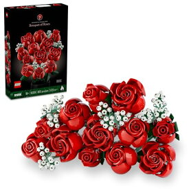 レゴ LEGO Icons Bouquet of Roses, Artificial Flowers for Home D?cor, Gift for Mother's Day, Anniversary or Any Special Day, Unique Build and Display Model from The Botanical Collection, 10328レゴ