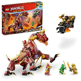 レゴ LEGO NINJAGO Heatwave Transforming Lava Dragon 71793 Building Toy Set, Features a Ninja Dragon, a Hovercraft Vehicle and 5 Minifigures, Lava Dragon Toy for Kids Ages 8+ Who Love Ninja Adventuresレゴ