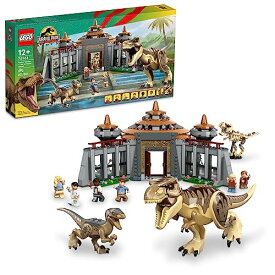 レゴ LEGO Jurassic Park Visitor Center: T. rex & Raptor Attack 76961 Buildable Dinosaur Toy; Gift for Teens and Kids Aged 12 and Up, Including a Dino Skeleton Figure, 6 Minifigures and Moreレゴ