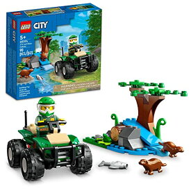 レゴ LEGO City ATV and Otter Habitat, 60394 Off-Roader Quad Bike Toy Car for Kids Age 5 Plus, Animal Playset with Wildlife Figures, Learning to Build Nature Setレゴ
