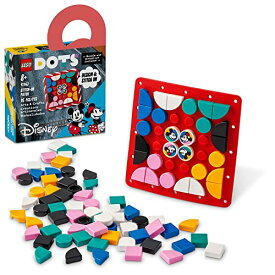 レゴ LEGO DOTS Disney Mickey and Minnie Mouse Stitch-On Patch 41963, DIY Toy Badge Making Kit to Decorate Clothes, Backpacks and More, Craft Kit for Kids Aged 8 Plusレゴ