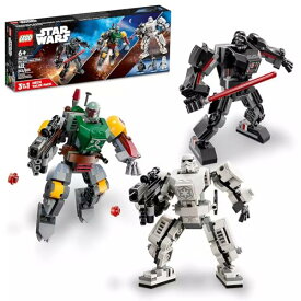 レゴ LEGO Star Wars 3-Pack Mech Action Figure Set 66778 (432 Pieces)レゴ